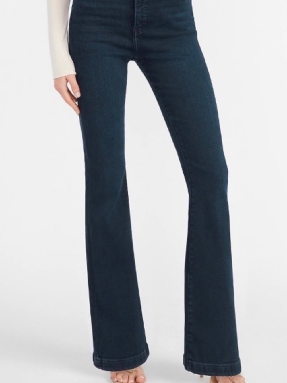 The Limited High Waisted Flare Jeans in Blue 6R